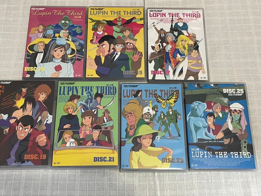 LUPIN THE THIRD second tv，DVD－BOX