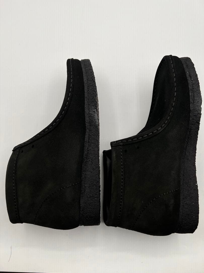 【クラークスClarksワラビーブーツ25.5cm】オリジナルズ　ブラック