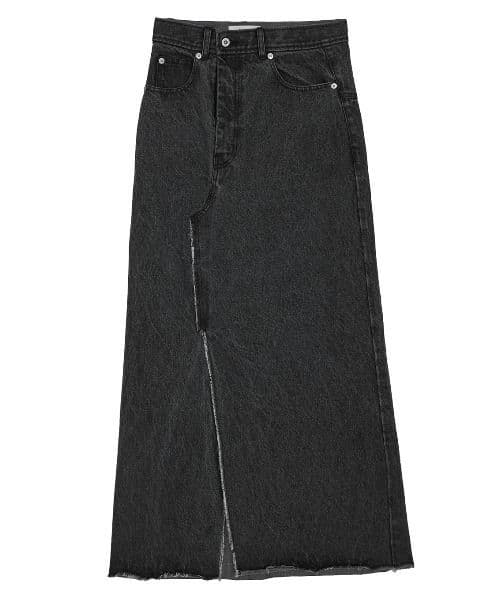 DENIM DOCKING COMBINE SKIRT　ameri