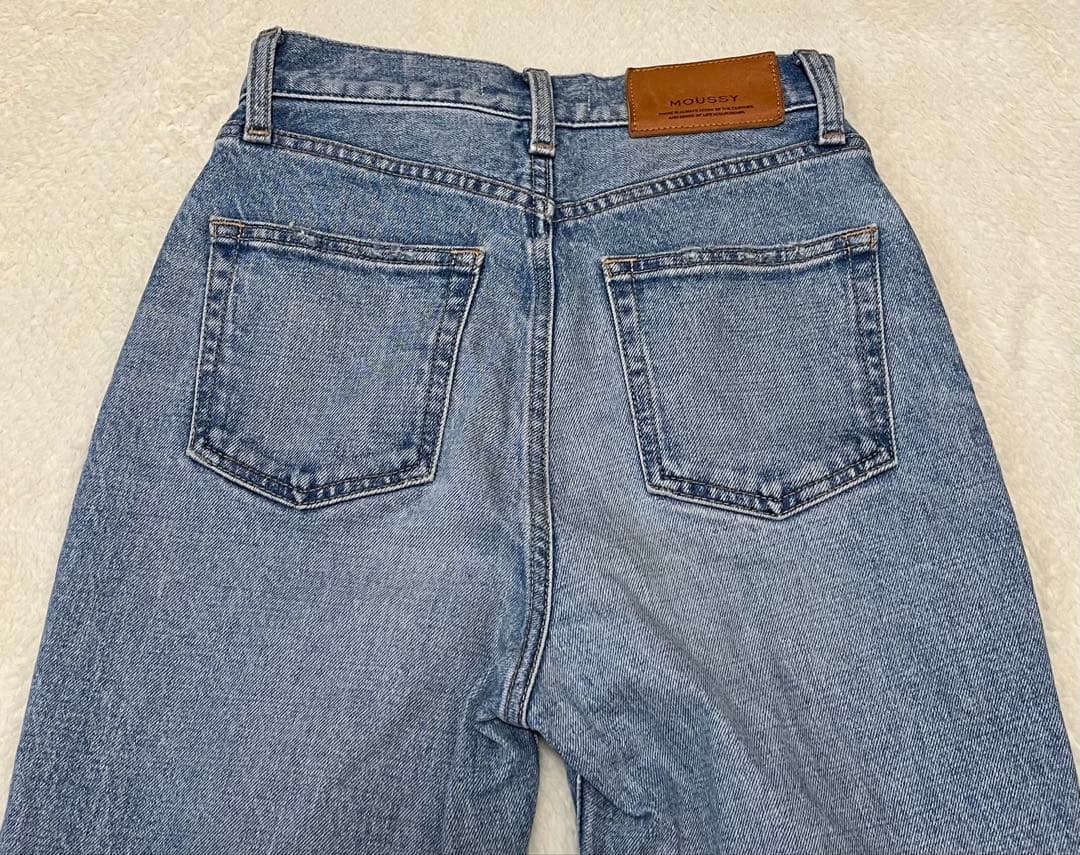 美品✨MOUSSY MVS FLARE デニム フレア サイズ24 ブーツカット