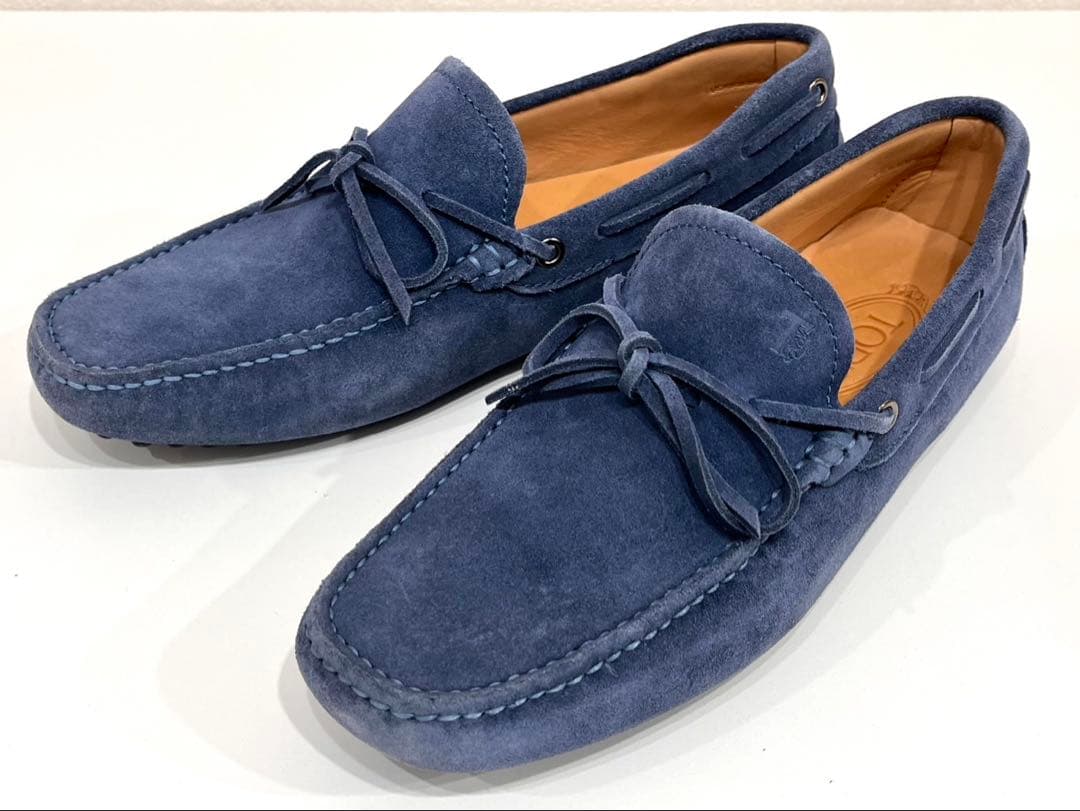 h329 美品　TOD'S トッズ　ゴンミーニ　ドライビングシューズ　メンズ5A