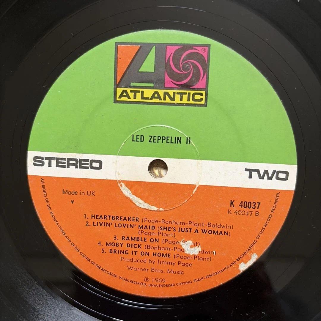 Led Zeppelin II レコード英国盤　1973年頃