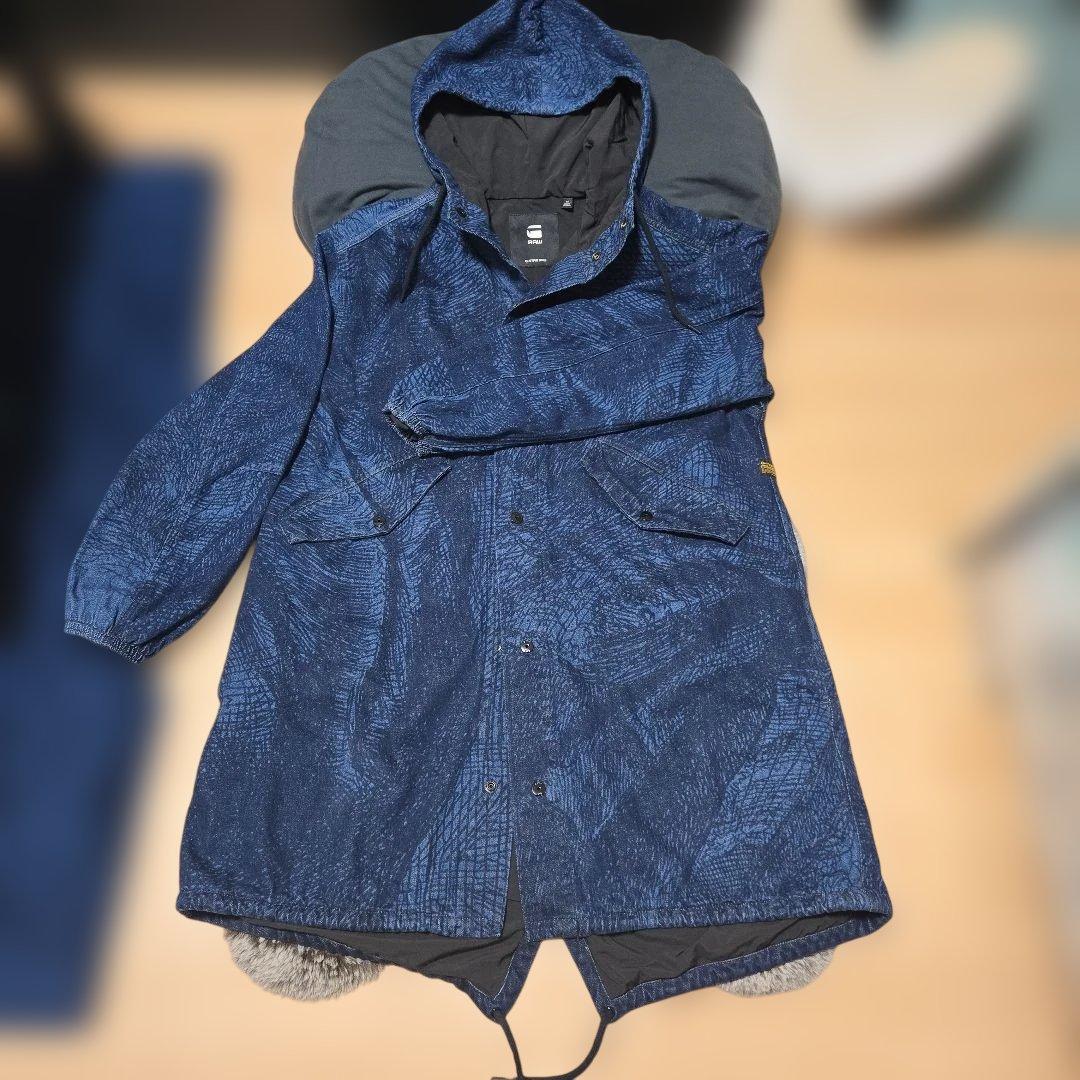 ジャケット・アウター G-STAR RAW REMBRANDT UNISEX DENIM PARKA