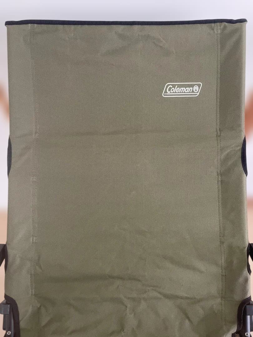 コールマン　レイチェア リクライニング 折り畳み ハイバック（オリーブ）【中古】