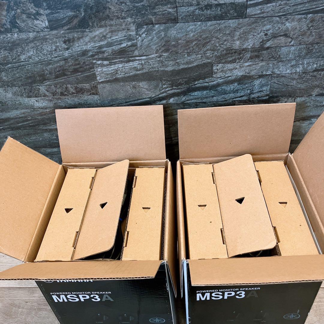 YAMAHA MSP3A パワードモニタースピーカー 1ペア（2台セット）