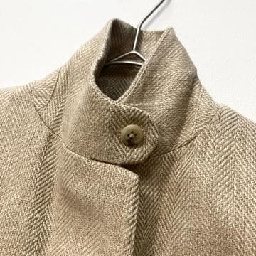 【野良猫】ラルフローレン　リネン100 テーラードジャケット ヘリンボーン