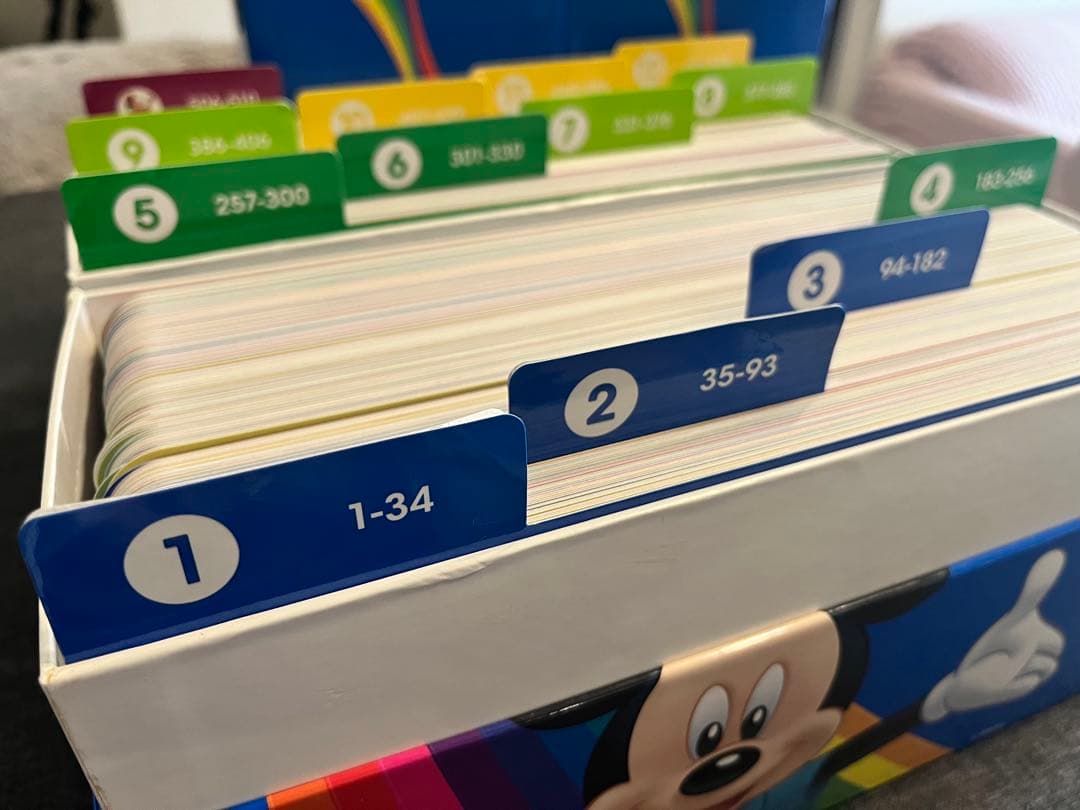 語学・辞書・学習参考書 Disney World of English Talkalong Cards