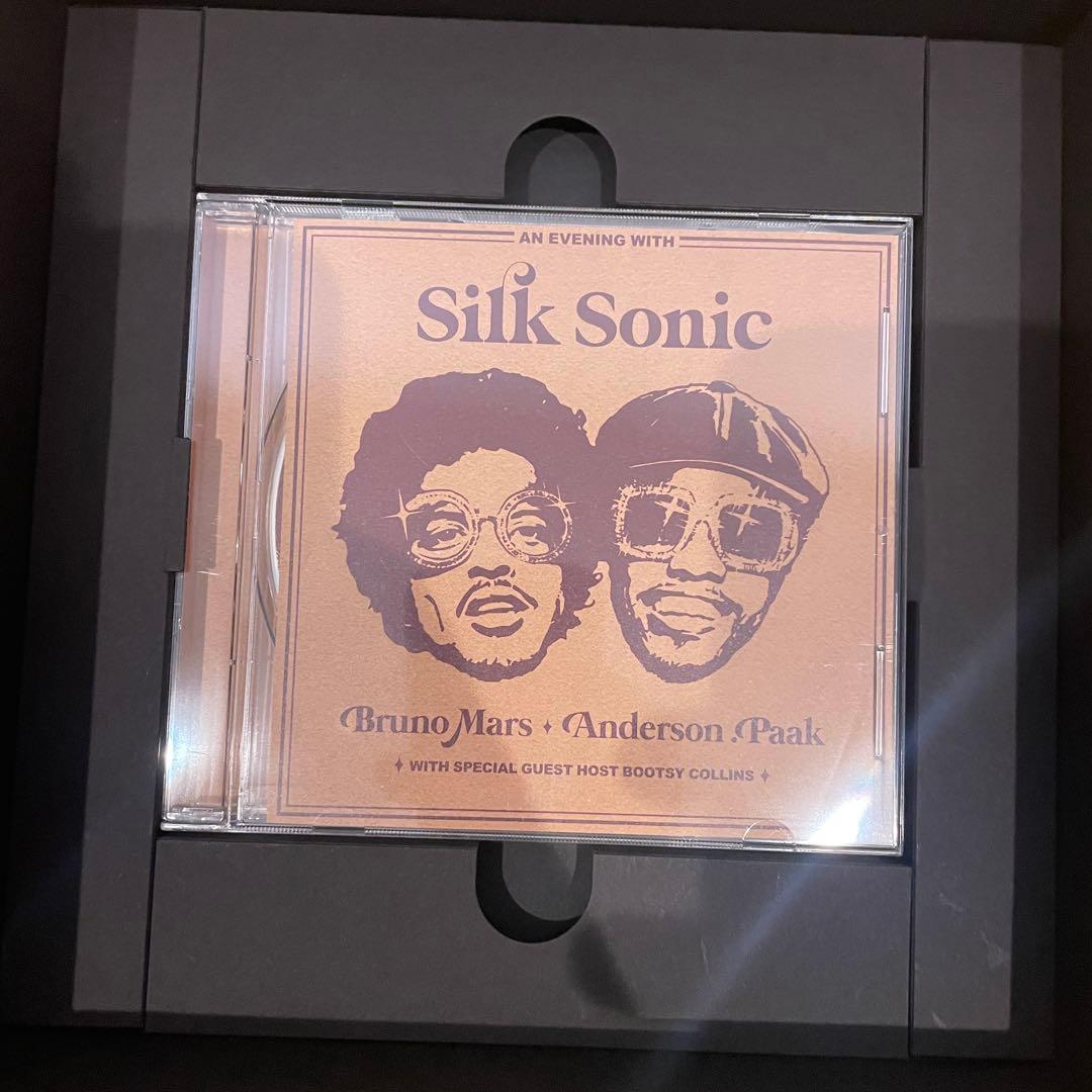 SILK SONIC CD+GOLD Tシャツ (LARGE) BOX