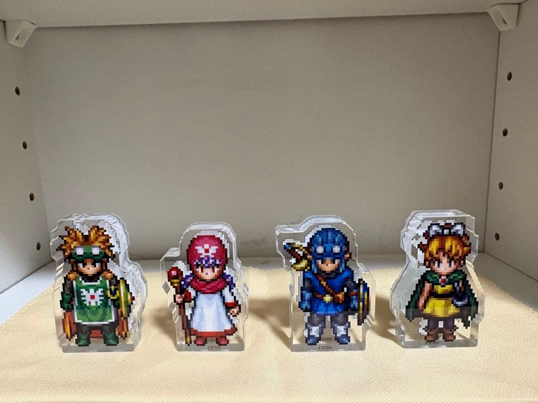 【最終価格】ドラゴンクエストⅡ アクリルブロック ロトの子孫 勇者セット