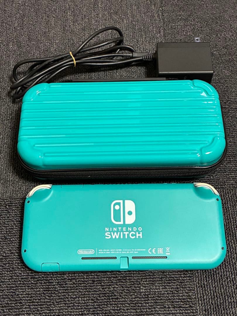★動作確認＆初期化済★ニンテンドースイッチライト☆ターコイズブルー☆マイクロSD