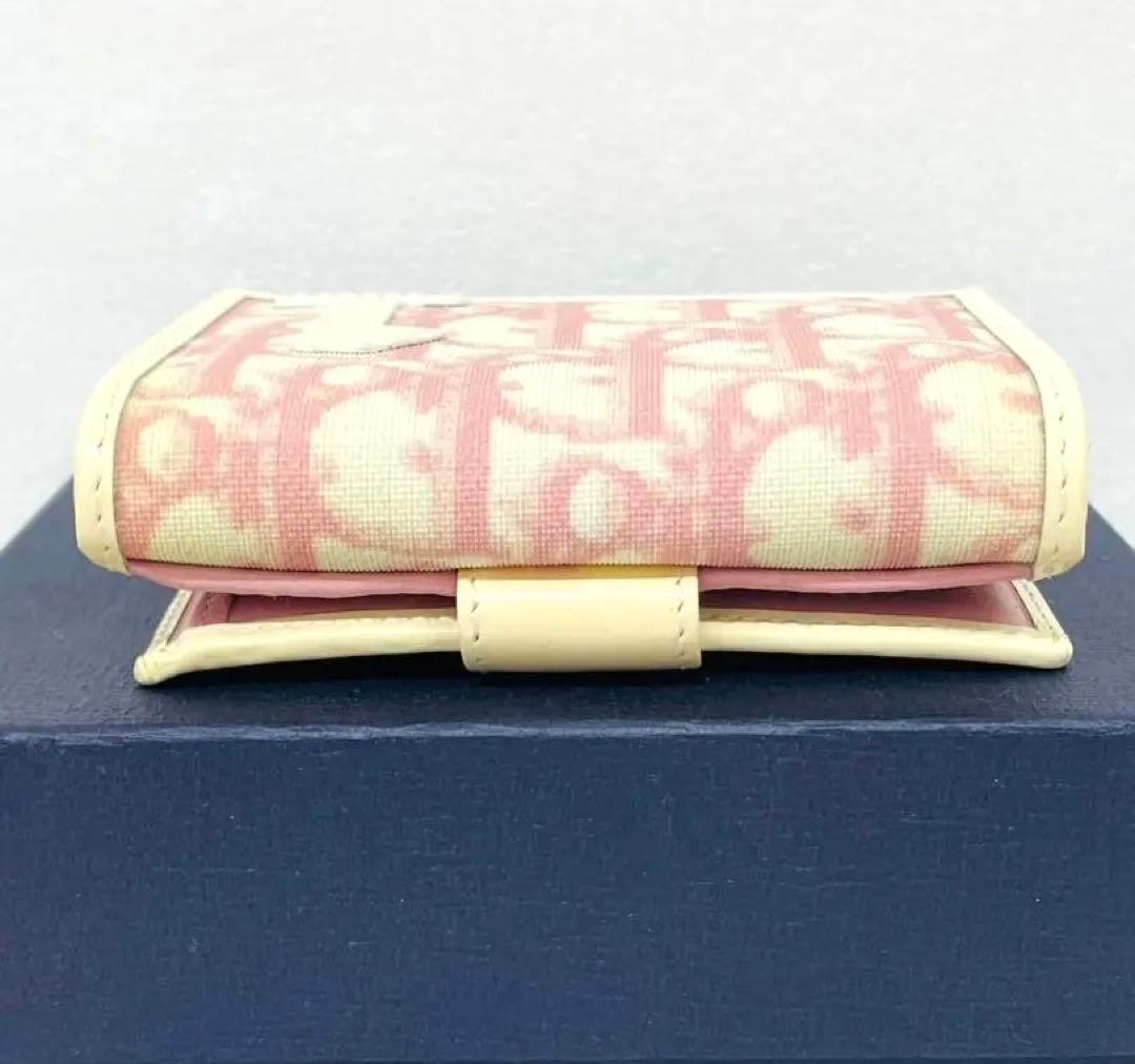 ⭐️美品⭐️Christian Dior トロッター 二つ折り財布 ピンク