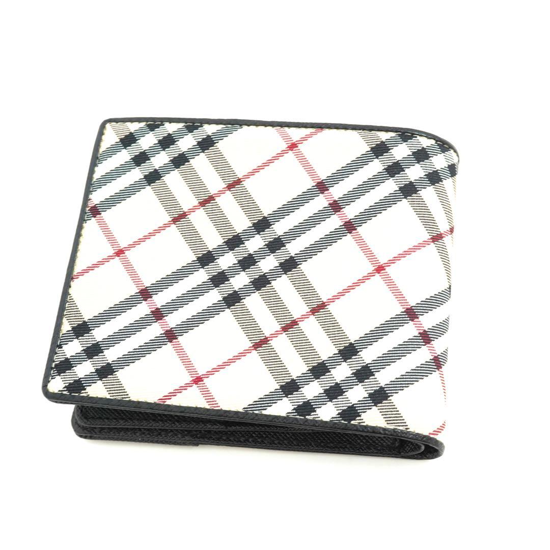 ✨新品未使用✨　BURBERRY ミニ財布　ノバチェック　ホースロゴ　二つ折り