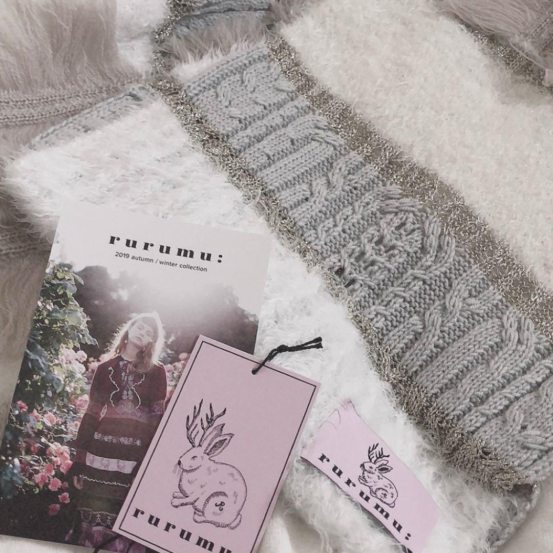 縷縷夢兎　rurumu fringe snood 19AW