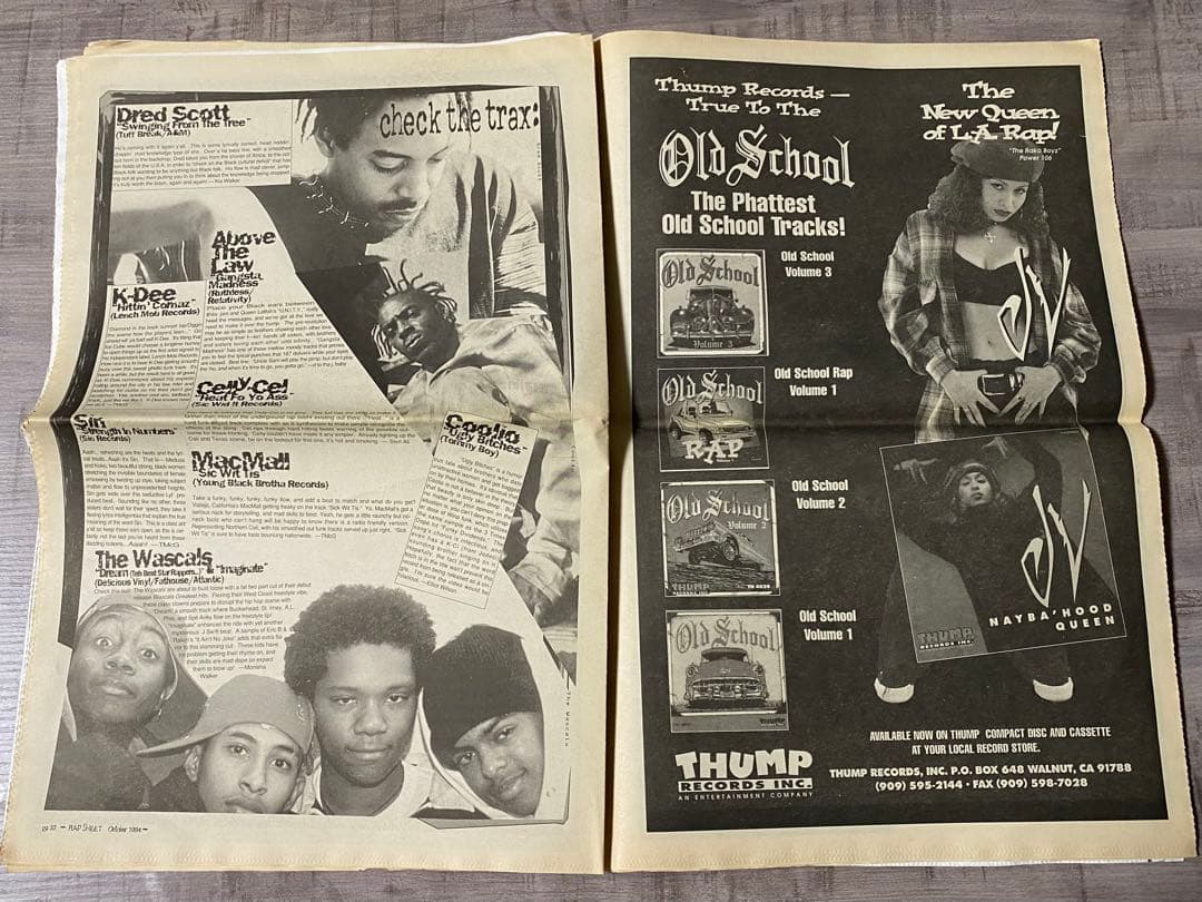洋楽 Eazy-E NWA RAP SHEET HIPHOP G-RAP G-LUV