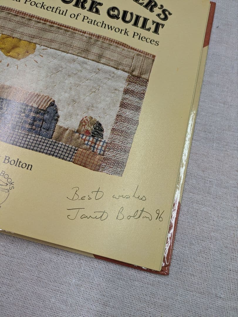 洋書　キルト★Janet Bolton★英国　ファブリックアート作家