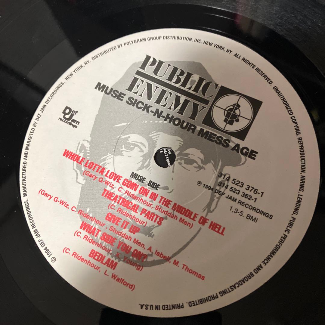 洋楽 PUBLIC ENEMY / MUSE SICK-HOUR MESS AGE