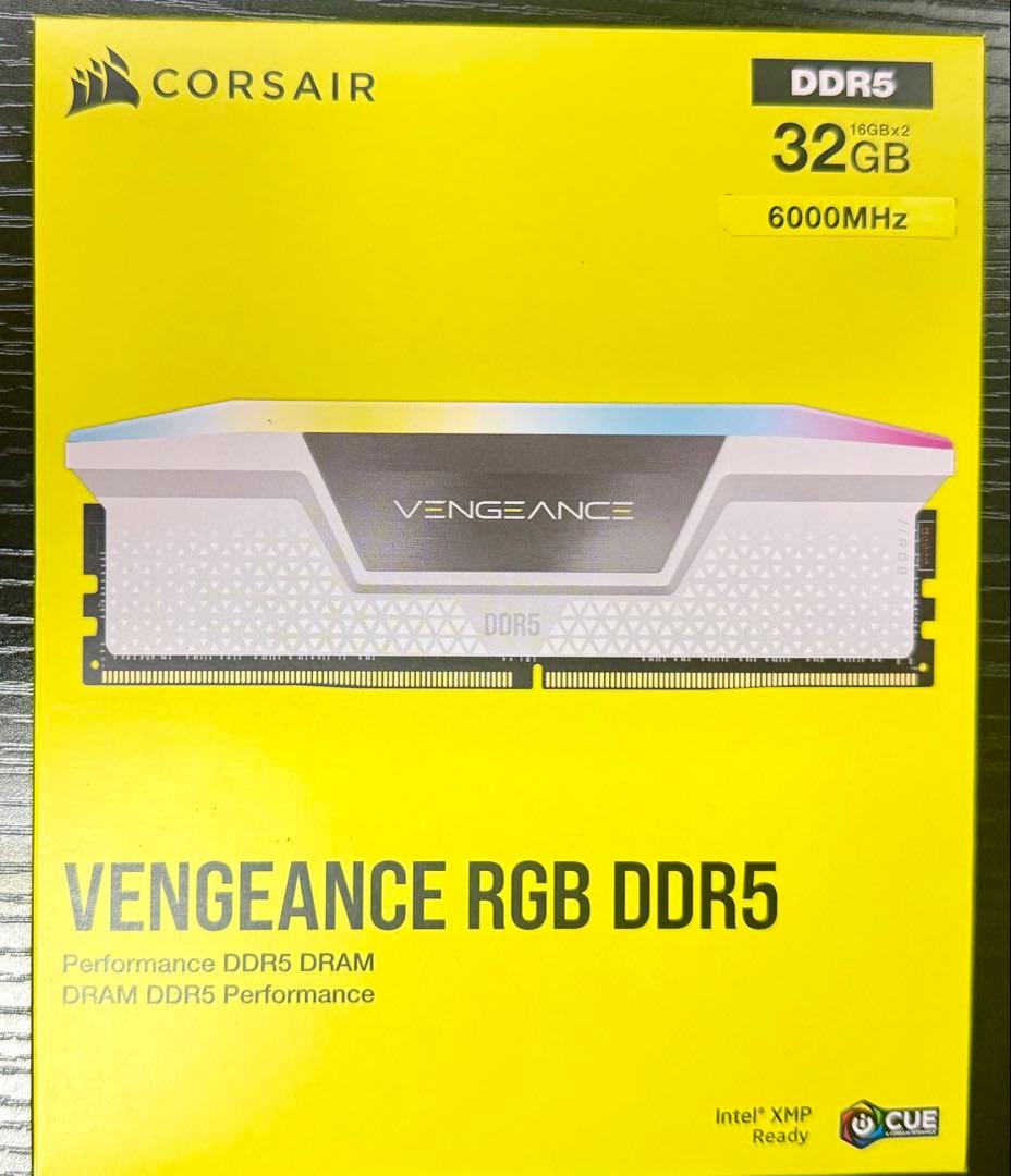 メモリー Corsair Vengeance RGB DDR5 32GB 6000MHz