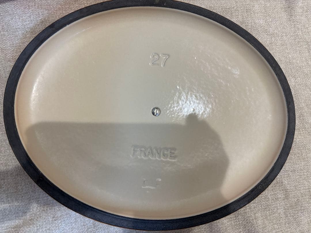 ルクルーゼ ココットオーバル 27cm オレンジ 両手鍋 LE CREUSET