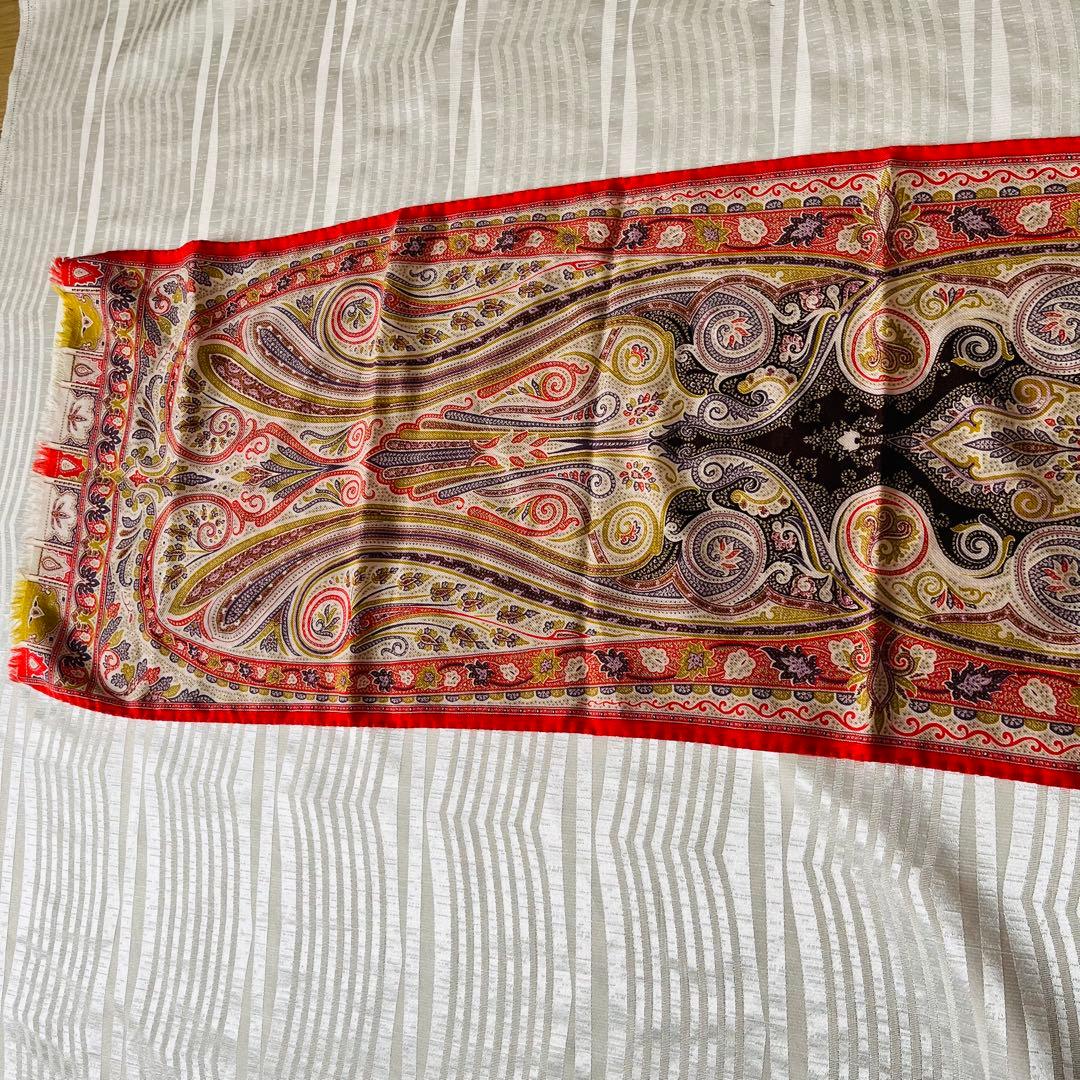 ETRO ペイズリー柄 ショール　イタリア製