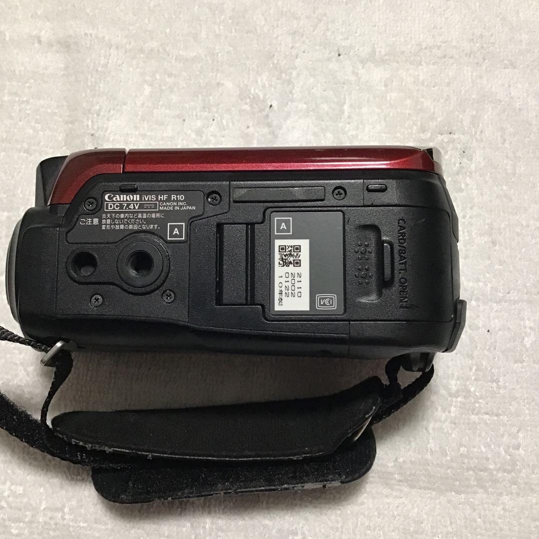 Canon IVIS HF R10 ビデオカメラ 本体 レッド