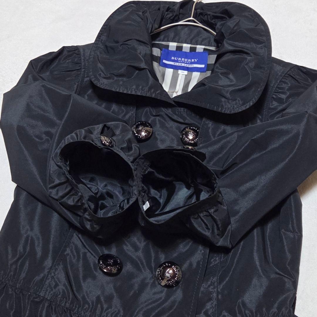 【極美品】BURBERRY ノバチェック ショートトレンチ 黒 M