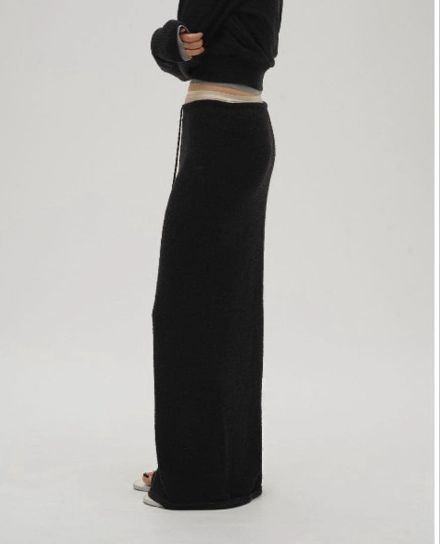 LEO　TODAYFUL/Miniboucle Knit Skirt
