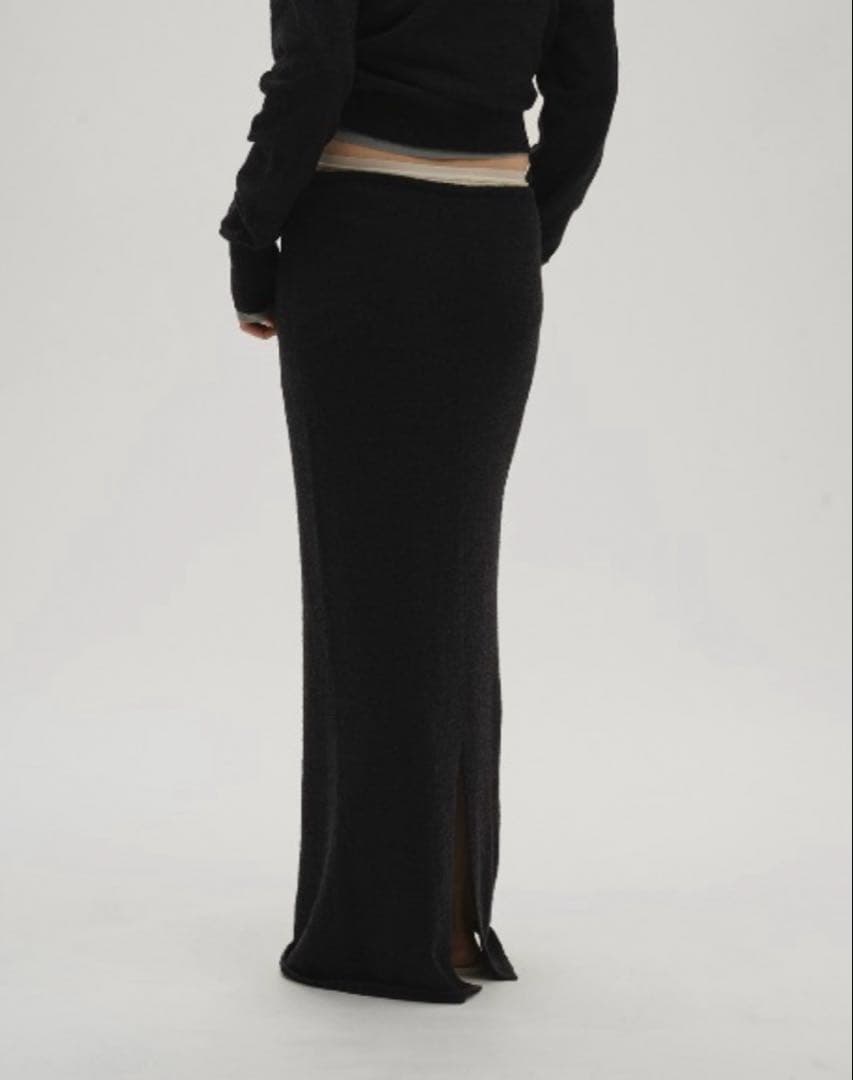 LEO　TODAYFUL/Miniboucle Knit Skirt