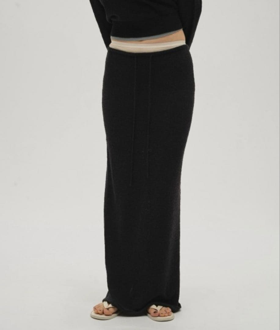 LEO　TODAYFUL/Miniboucle Knit Skirt