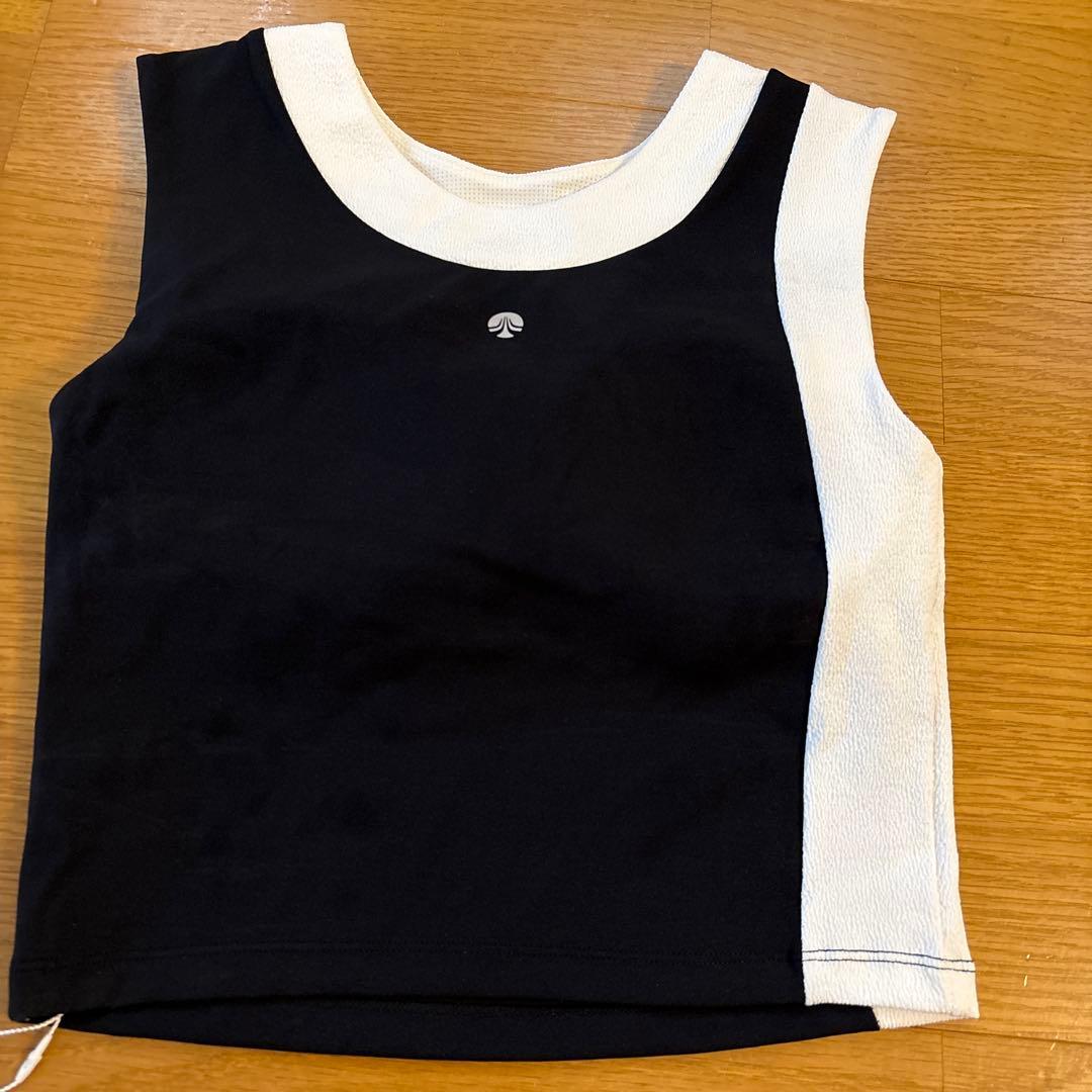 SUKALA バイカラーショートタンクトップ　Sサイズ
