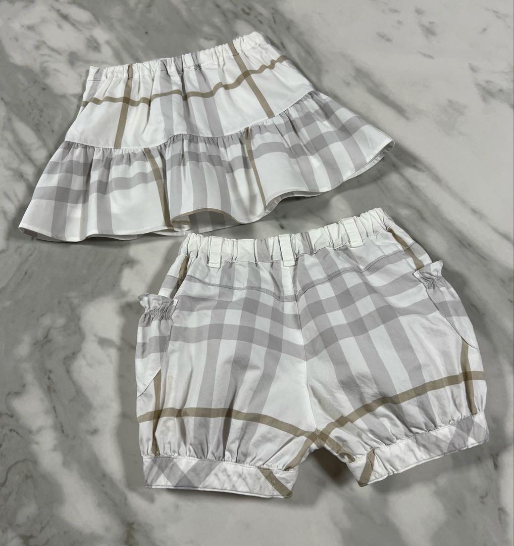 BURBERRY 90cm 同シリーズ スカート パンツ ワンピース 3点セット