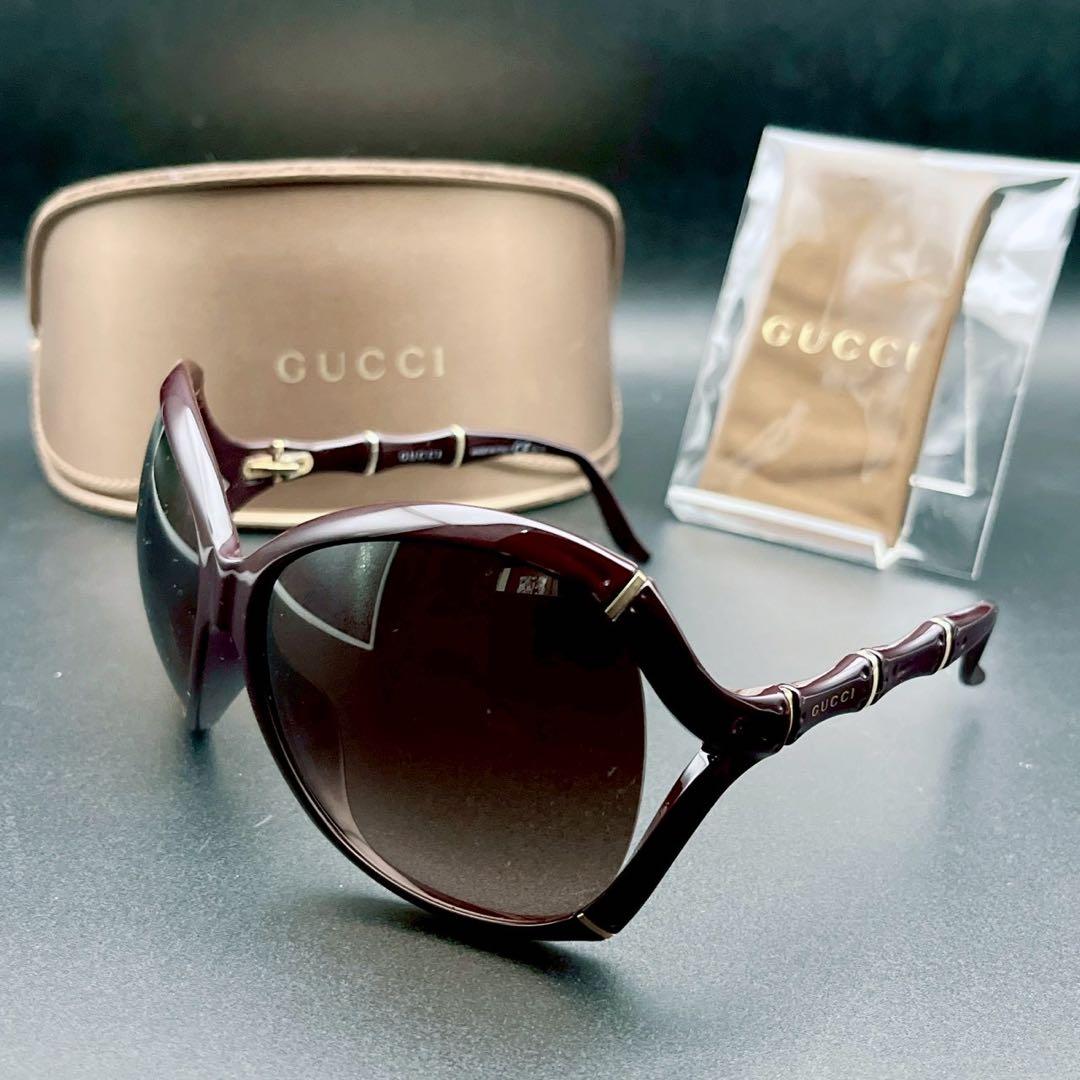 小物 GUCCI archive bamboo sunglasses y2k