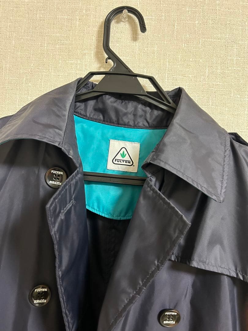 FULTON ネイビー レインコート