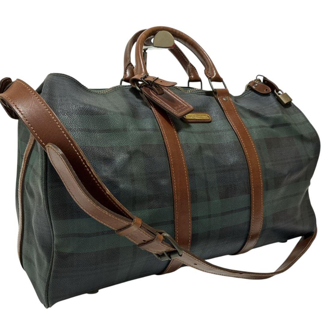 【美品】ポロラルフローレン ボストンバッグ 2way レザー ショルダー