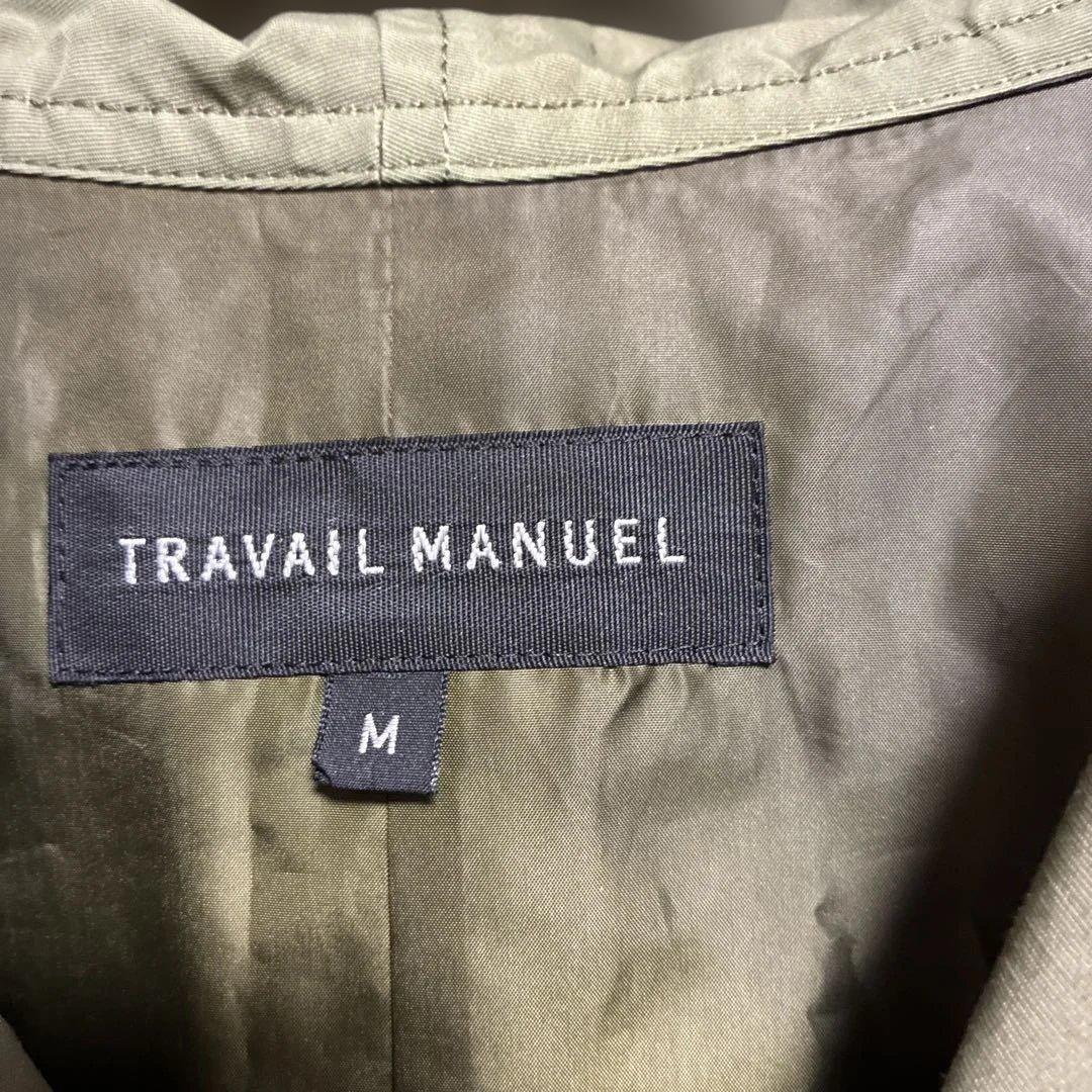 TRAVAIL MANUEL モッズコート Mサイズ オリーブ