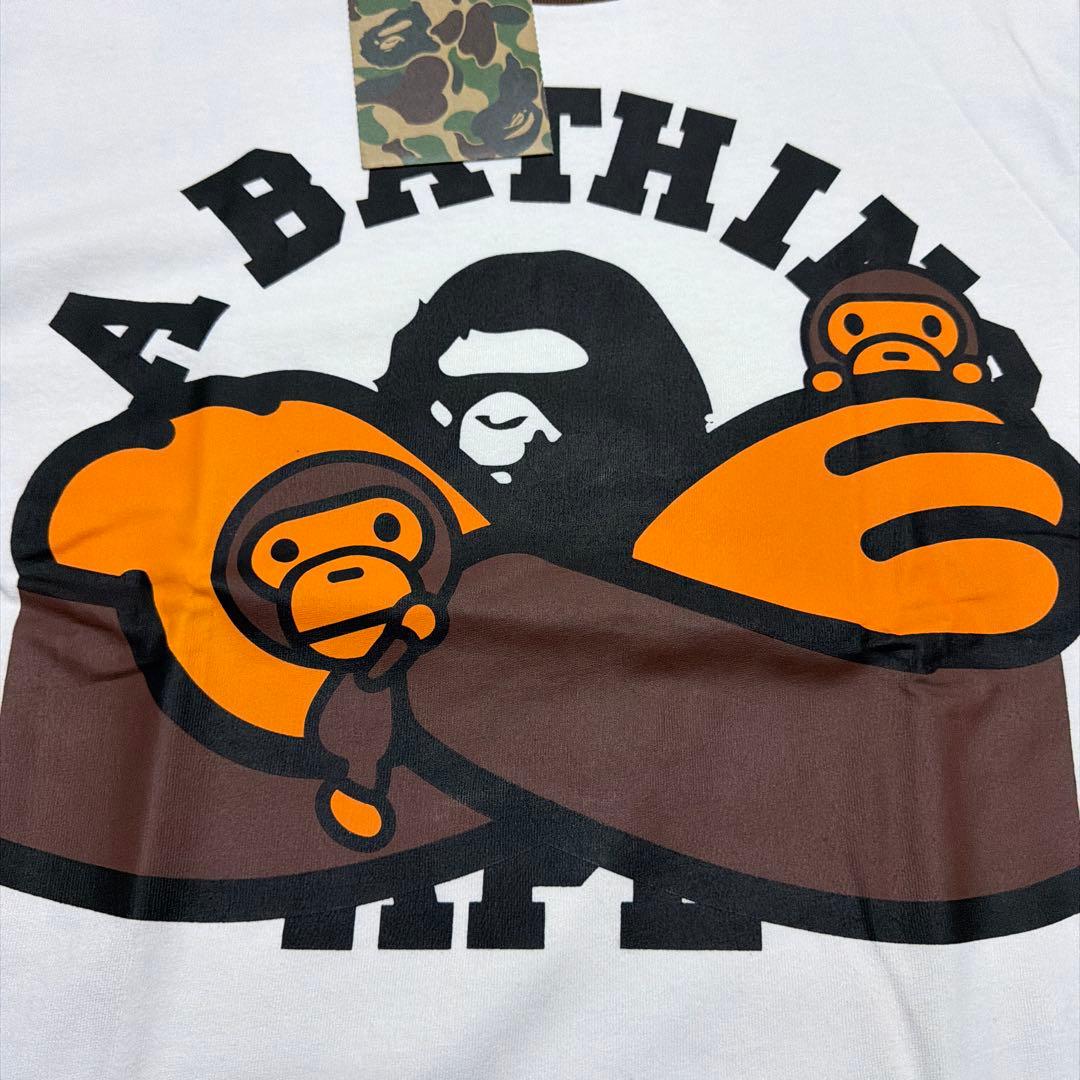 A BATHING APE BAPE BABY MILO tシャツ M ブラウン