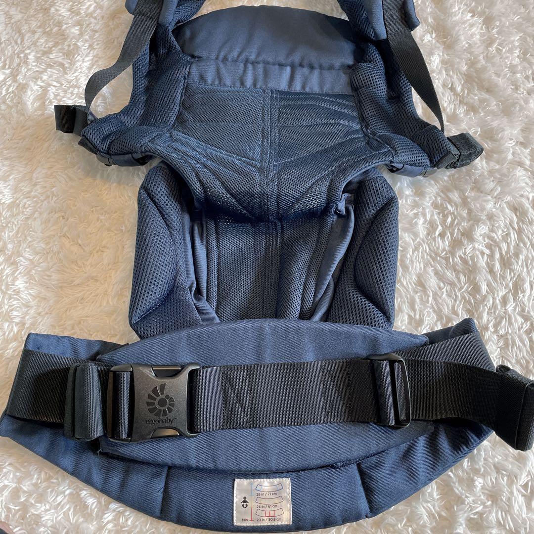ergobaby OMNI 360 美品✨ネイビー抱っこ紐 新生児　ベルト付属