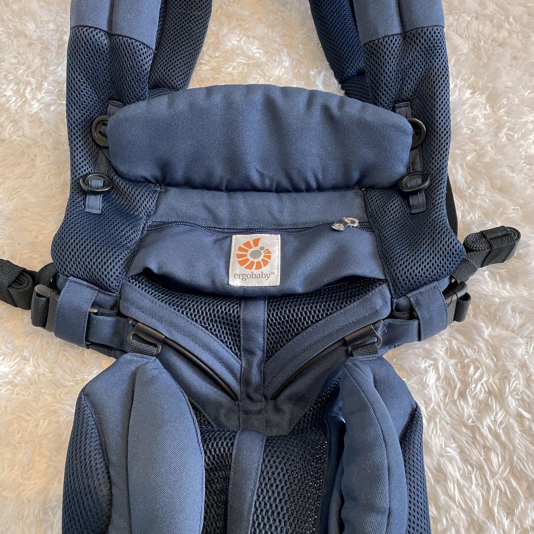 ergobaby OMNI 360 美品✨ネイビー抱っこ紐 新生児　ベルト付属