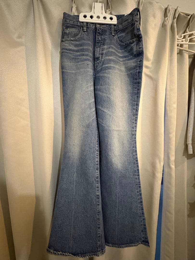 【新品タグ付き】MOUSSY MVS FLARE STRETCH 27サイズ