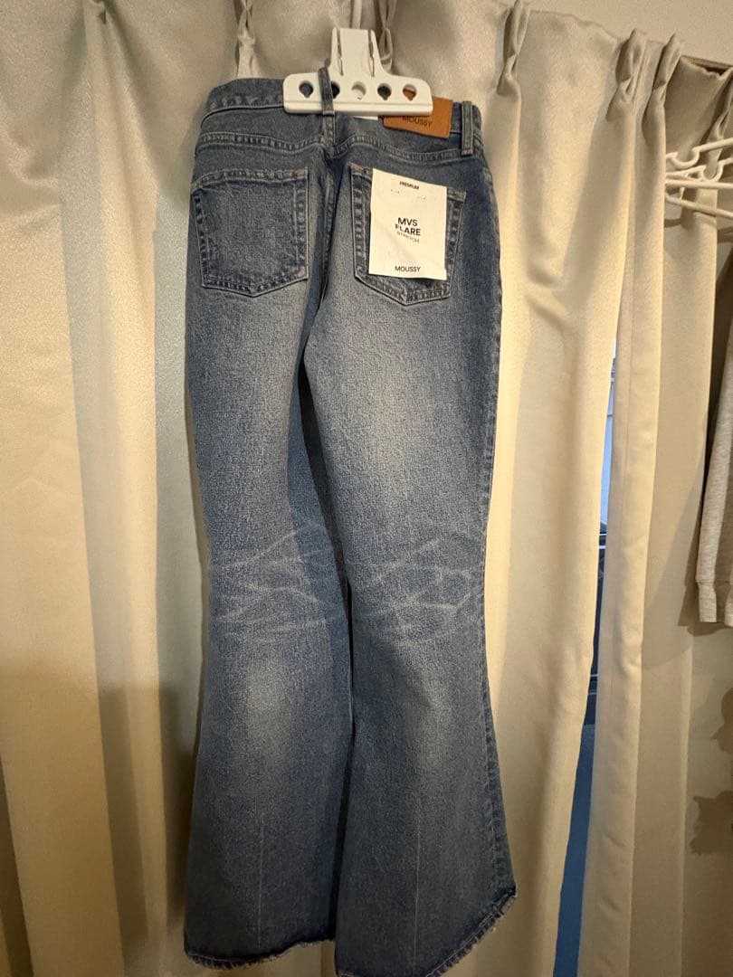 【新品タグ付き】MOUSSY MVS FLARE STRETCH 27サイズ
