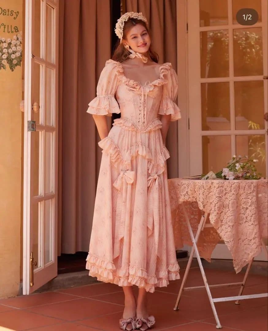 完売 lacemade 春桃と少女 コルセットドレス ワンピース