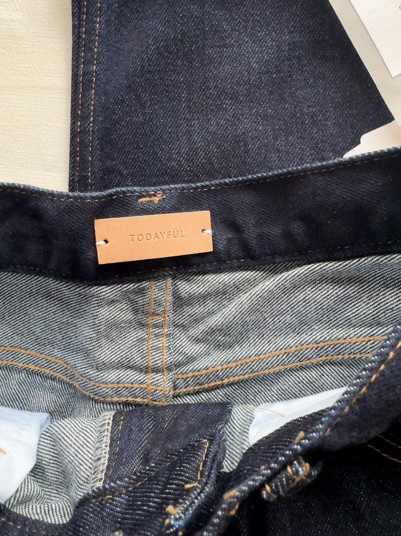 未使用品todayful Cary's Denimライトブルー24
