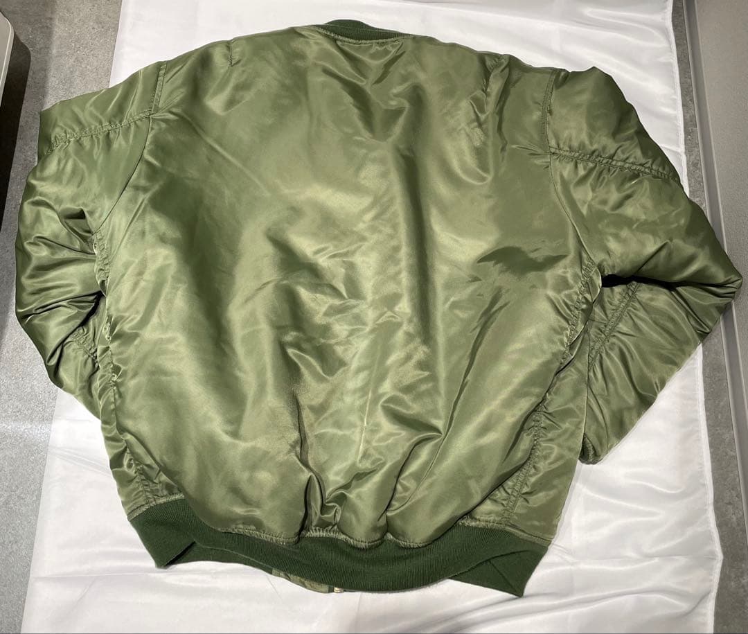 FOSTEX GARMENTS MA-1 フライトジャケット カーキリバーシブル