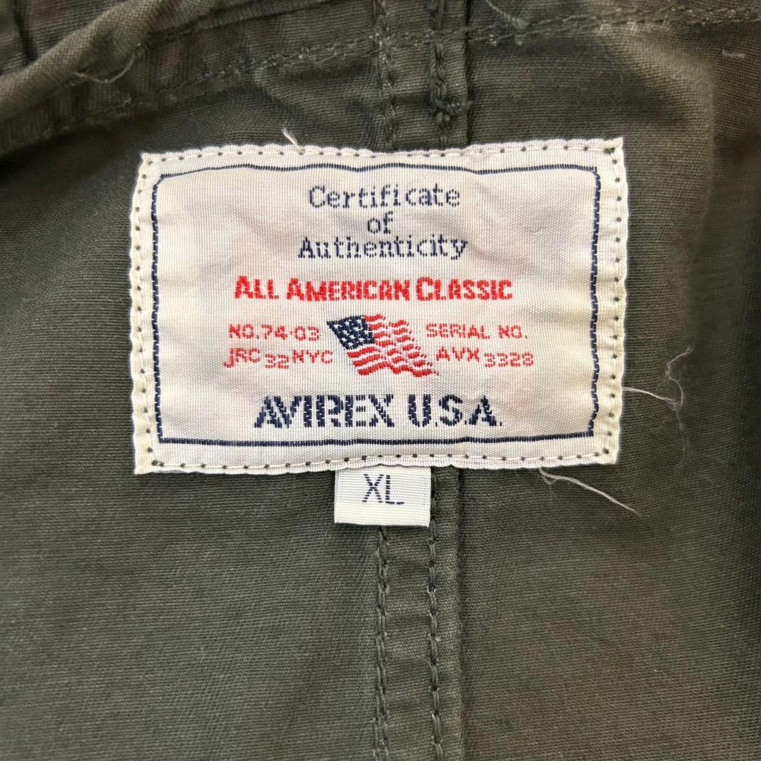 【AVIREX 】モッズコート　サイズ:XL アヴィレックス