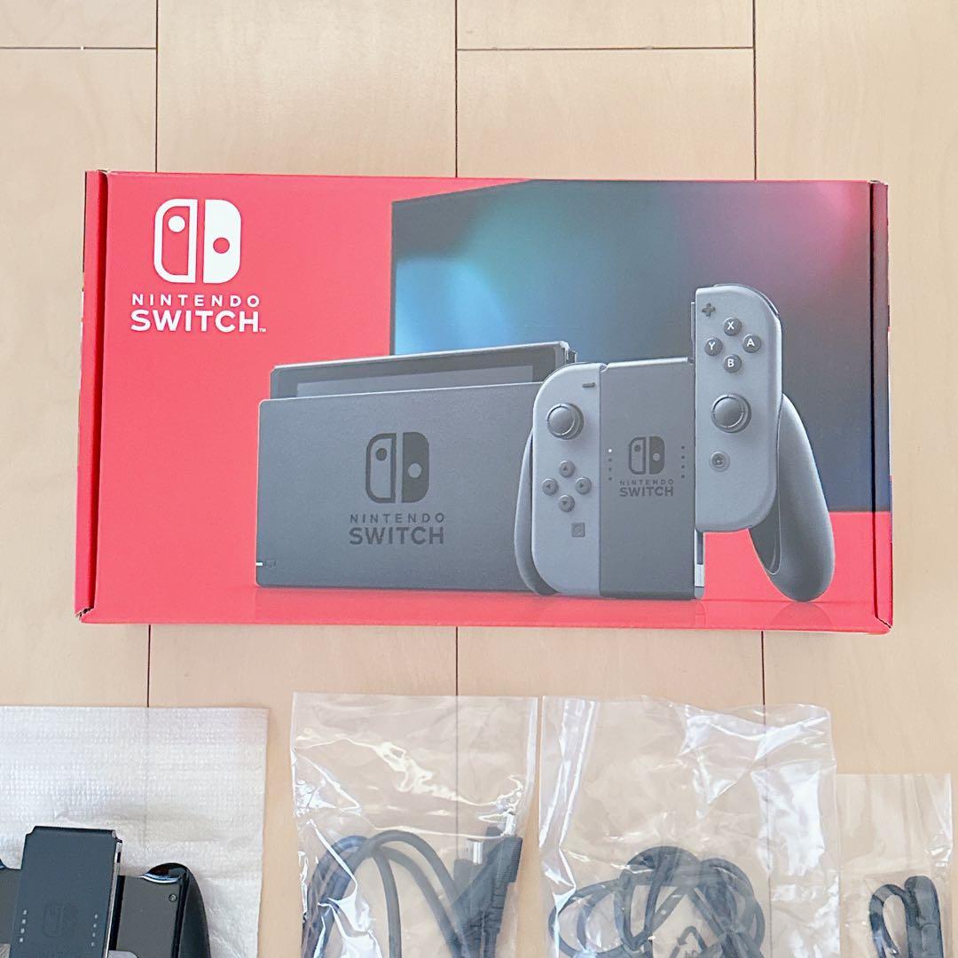 美品★Nintendo Switch グレー★本体セット
