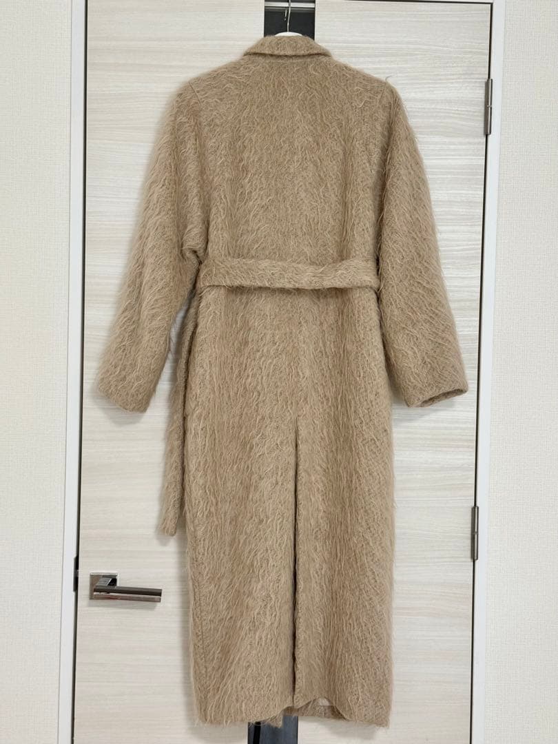 ジャケット・アウター CLANE LONG SHAGGY LADY MAXI COAT