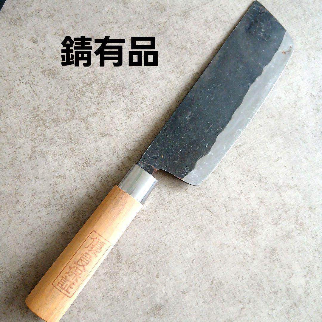 値下げ越後鍛冶職人が作った磨菜切りと黒打ち包丁 12本セット　 Aセット