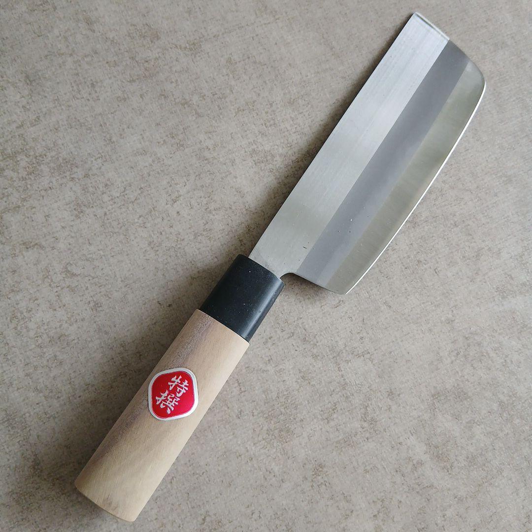 値下げ越後鍛冶職人が作った磨菜切りと黒打ち包丁 12本セット　 Aセット