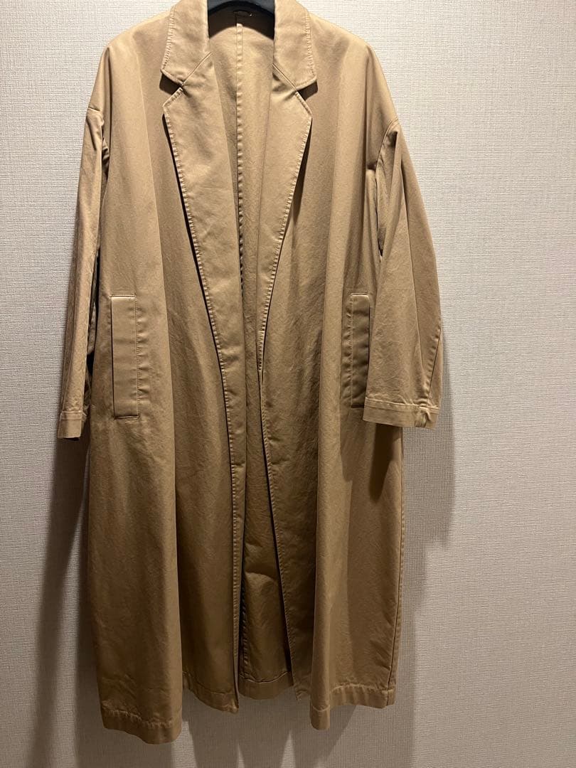 【美品】ドゥーズィエム クラス　ギャバオーバーコート