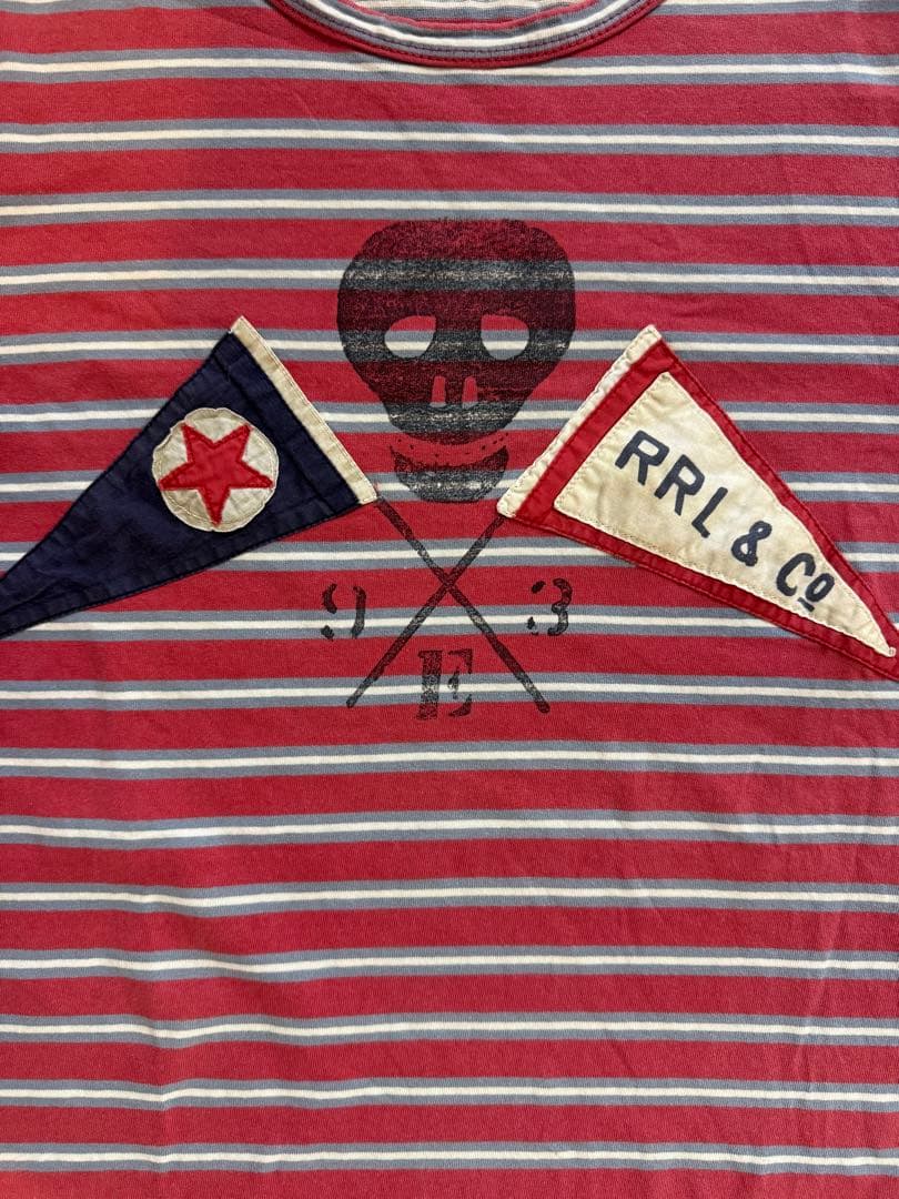 RRL ダブルアールエル　パイレーツ柄tシャツ