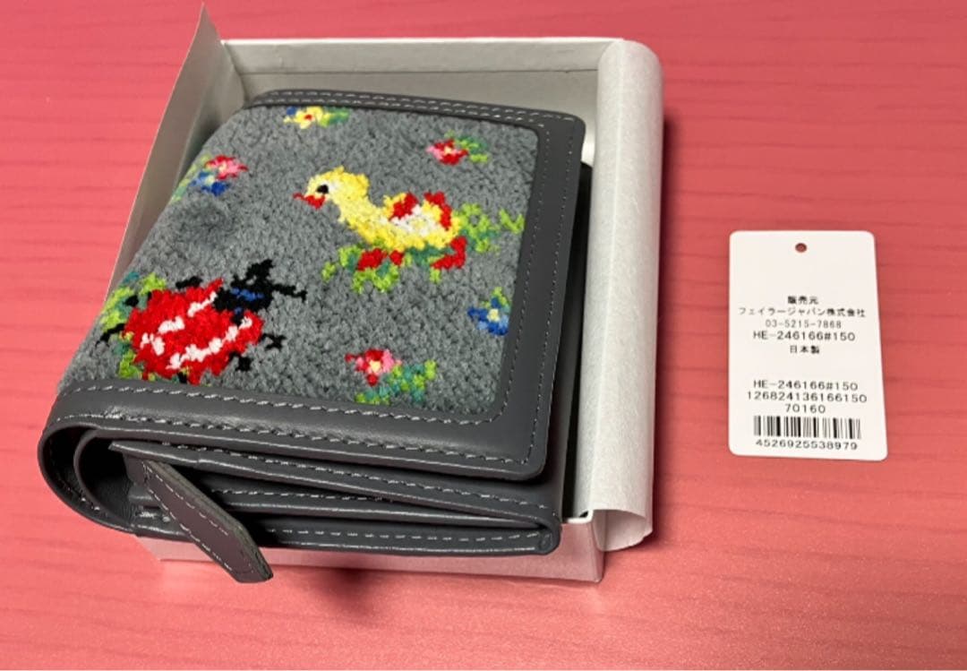【レア☆完売品☆未使用】フェイラー★二つ折り財布★大人気のグレー♡